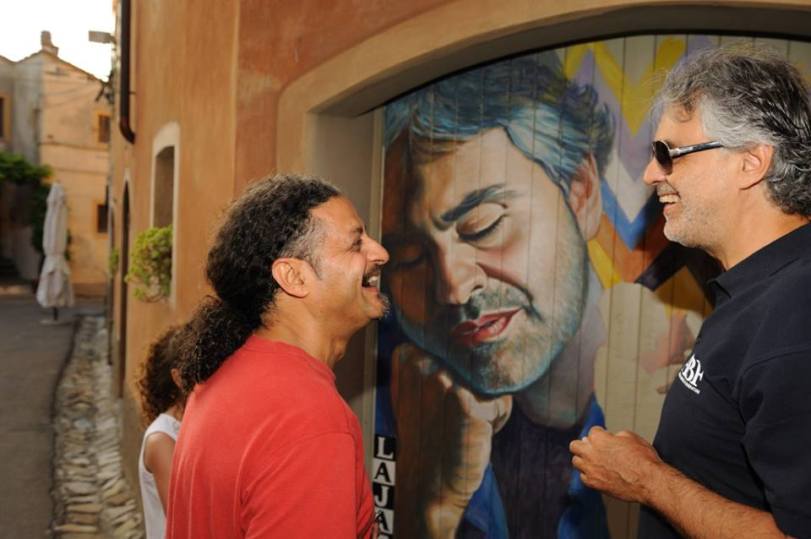 Hassoun with Bocelli 